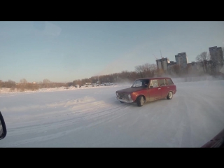 Ледовый трек ICE RING сразу после первого этапа DriftZIMA